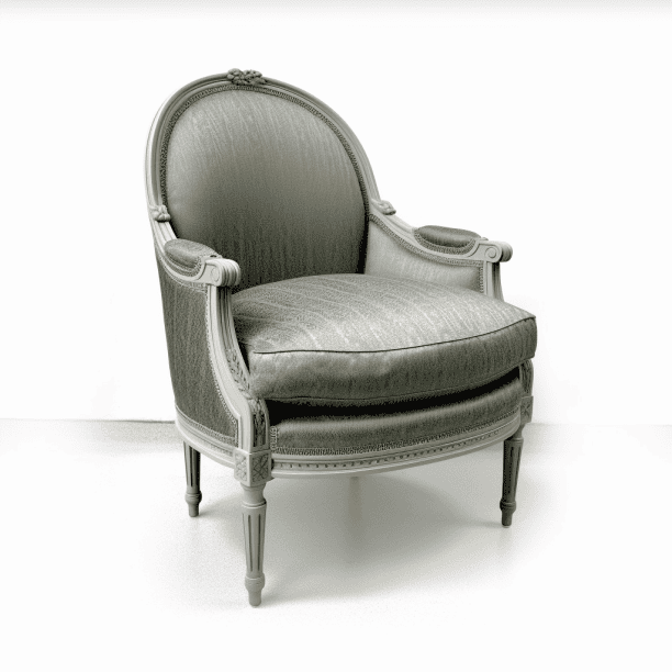Louis XVI grijze fauteuil