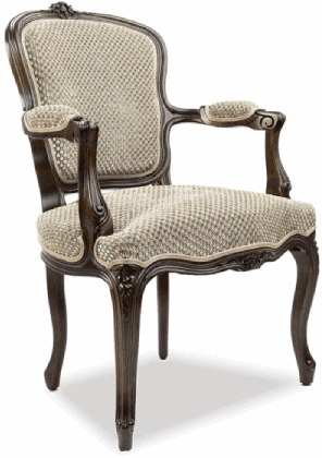 Louis XV stijl cabriolet fauteuil