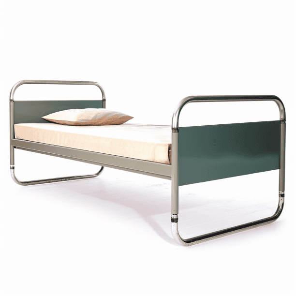 Lit Bauhaus en acier tubulaire