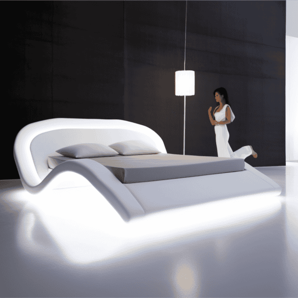 Lit design lumineux