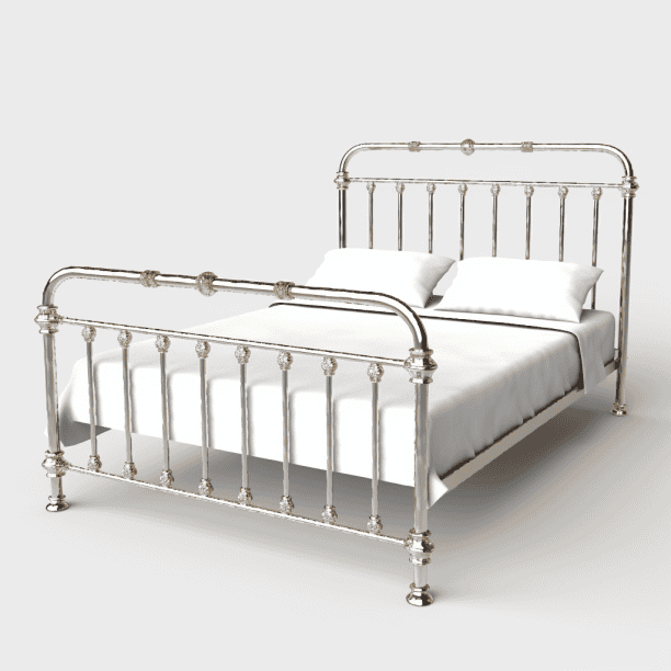 Lit en métal laiton art déco