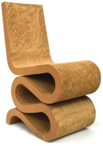 Wiggle Chair - chaise en carton de Frank Gehry