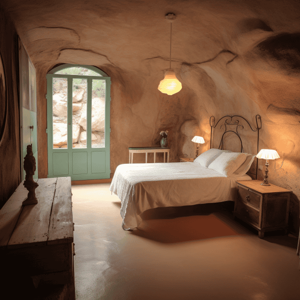 chambre habitat troglodyte