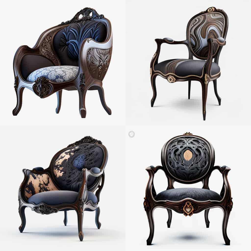 Louis XV ebony makeover