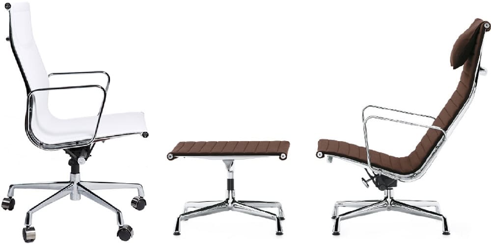 Fauteuils de la série Aluminium Group de Charles &amp; Ray Eames