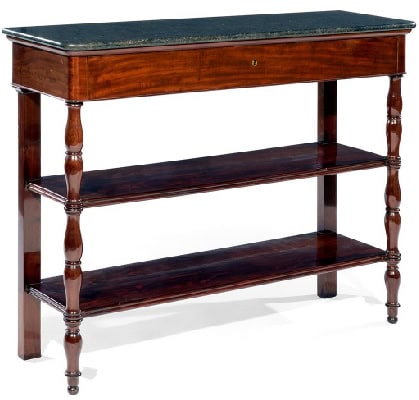 Console Louis Philippe en acajou