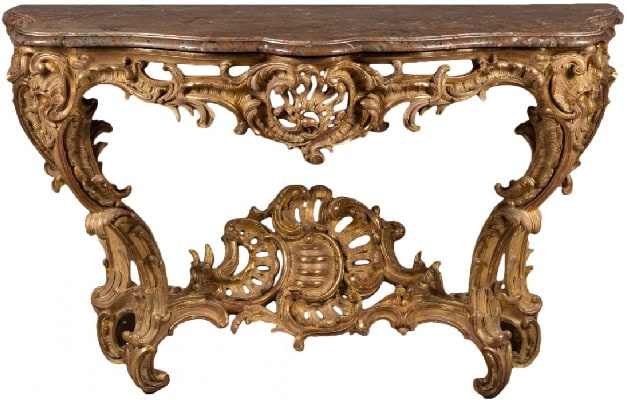 Console Louis XV rococo