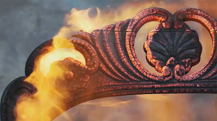 Maarten Baas collection Smoke MOOOI meubles design en feu bois brûlé