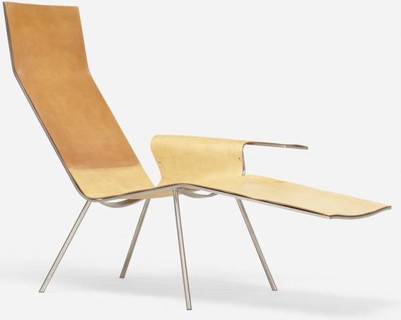 Maarten Van Severen Leather Lounge Chair 04