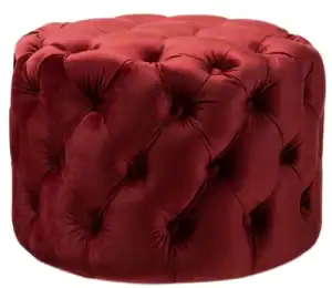 Pouf capitonne bordeaux e1652295248890