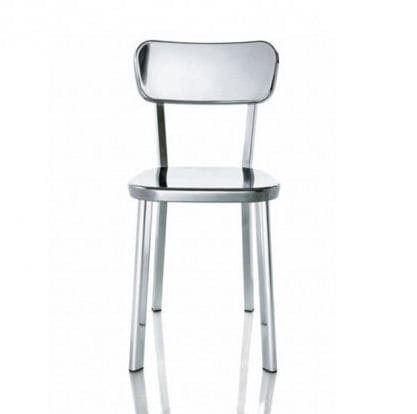 Chaise Deja Vu aluminium miroir de Naoto Fukasawa chez Magis