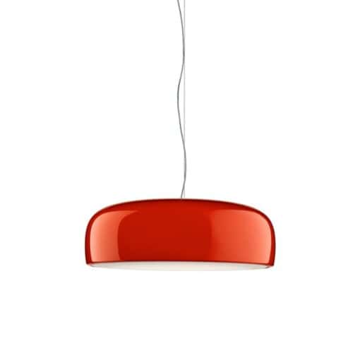 Lampe suspension Smithfield rouge Jasper Morrison Flos