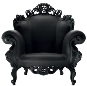 Magis fauteuil Proust noir Alessandro Mendini