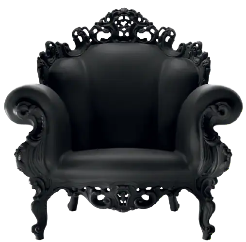 Magis fauteuil Proust noir Alessandro Mendini