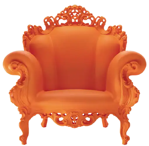 Magis fauteuil Proust orange Alessandro Mendini