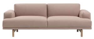 Muuto canapé deux places rose