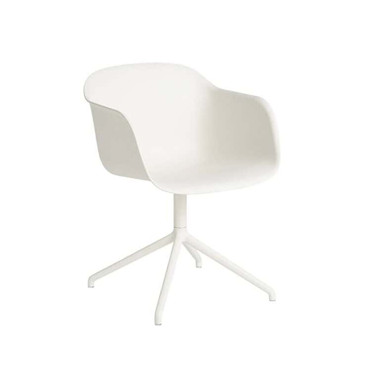 Muuto fauteuil fiber armchair blanc