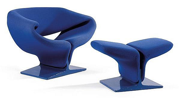 Pierre Paulin Fauteuil F582 Ribbon Chair