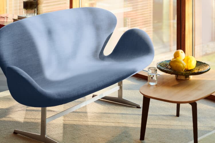 Canapé Swan sofa du designer Arne Jacobsen