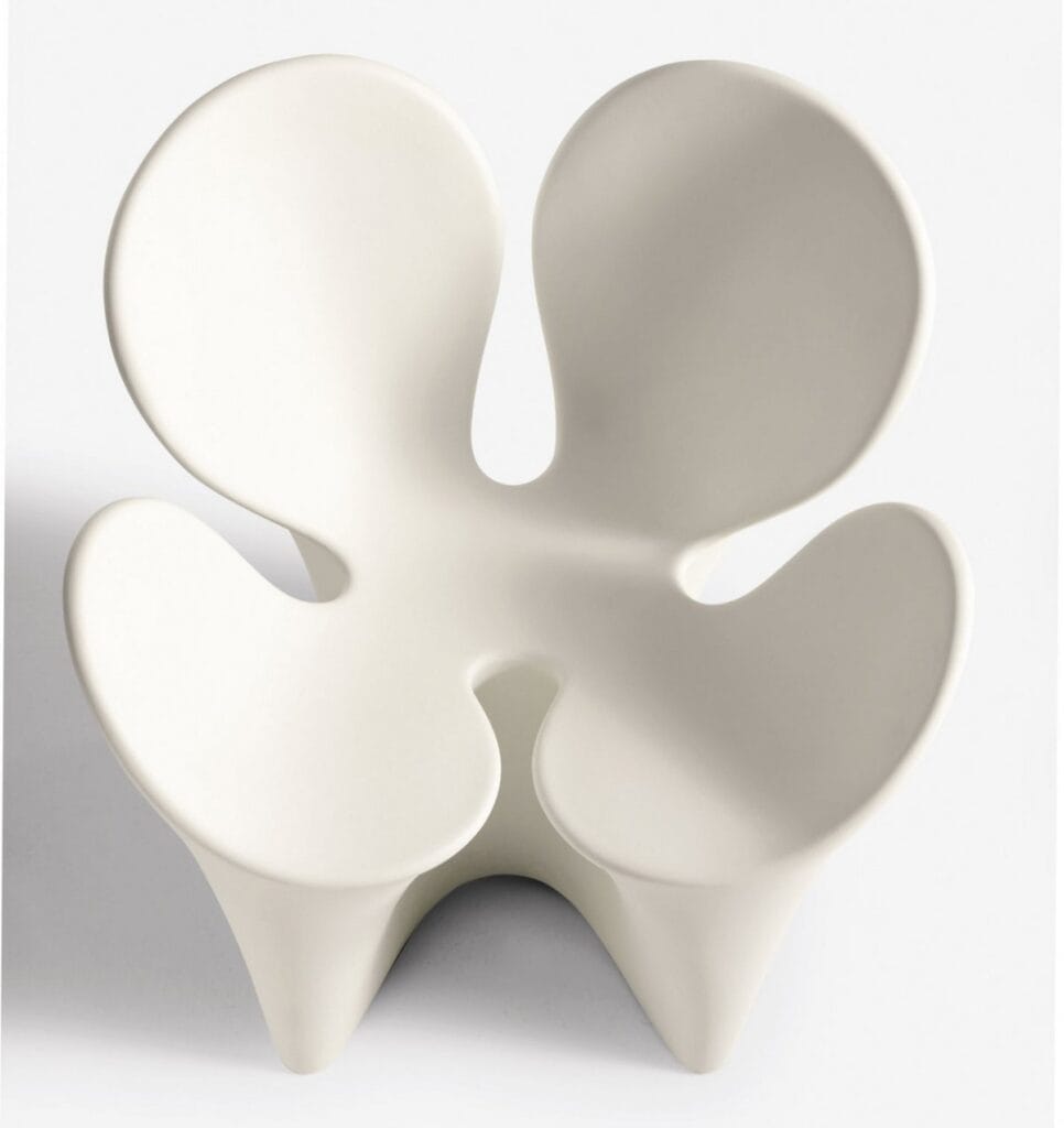 Chaise Clover (dessus) de Ron Arad chez Driade