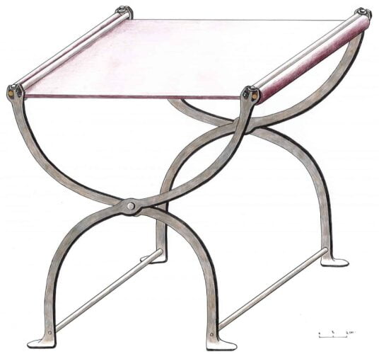 Siège curule romain