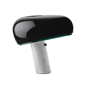 Achille et Pier Giacomo Castiglioni Lampe Snoopy noir