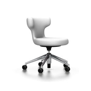 Antonio Citterio Chaise Pivot Stool blanche Vitra