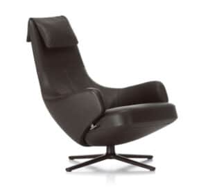 Antonio Citterio fauteuil Repos noir Vitra