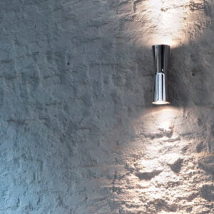 Antonio Citterio lampe murale applique Clessidra aluminium Flos