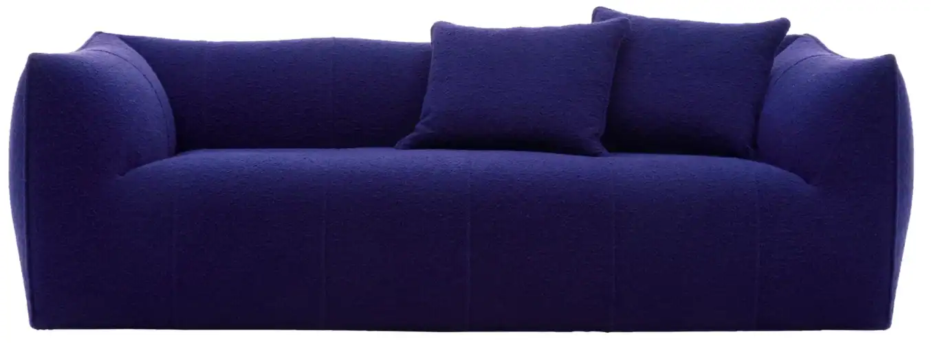 Canapé Le Bambole 3 places Granbambola bleu de Mario Bellini chez B&B Italia