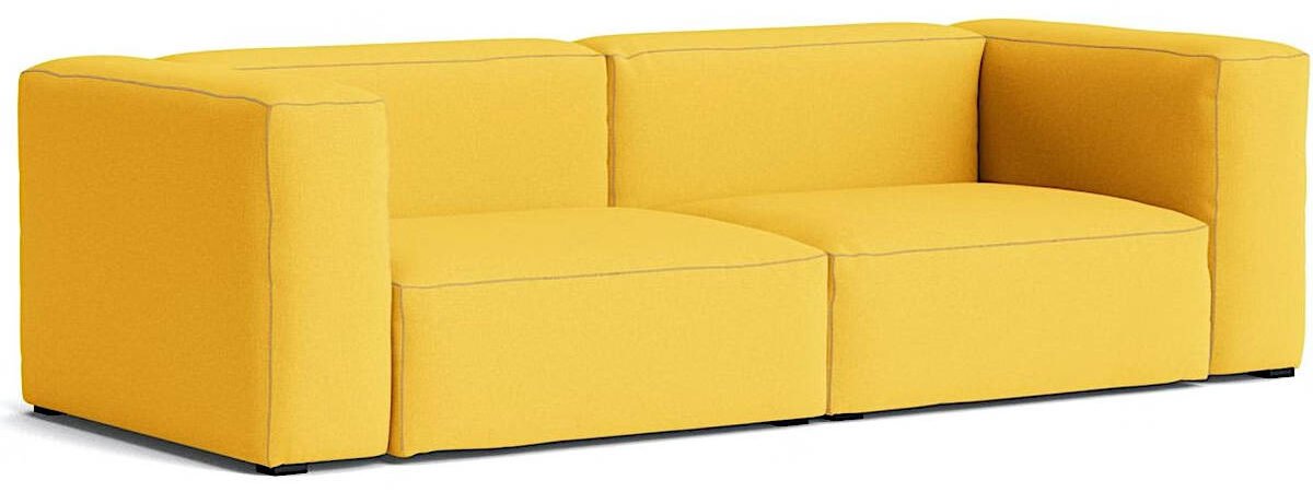 Canapé Mags 2 places jaune Hay