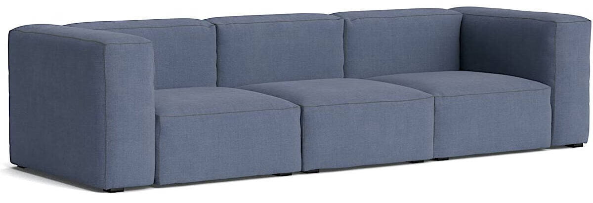 Canapé Mags 3 places bleu Hay