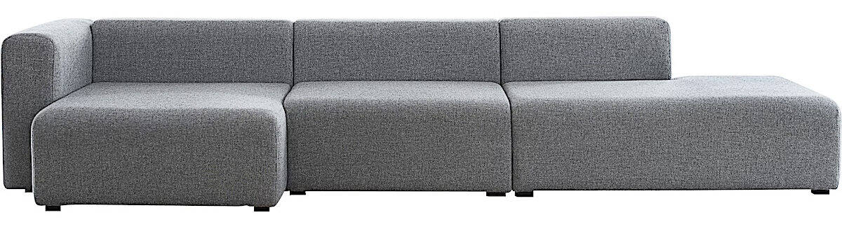 Canapé Mags 3 places gris combinaison 5 Hay