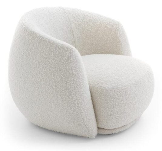 Patricia Urquiola Fauteuil Pacific blanc Moroso