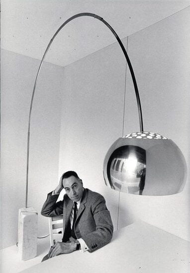 Achille Castiglioni et la lampe Arco