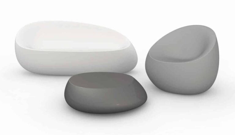 Canapé design Stone Lounge d'Elisa Gargan et Stefano Giovannoni chez Vondom