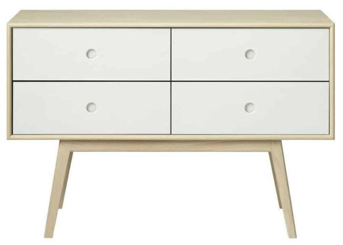 Commode design F22 - Buffet Butler blanc