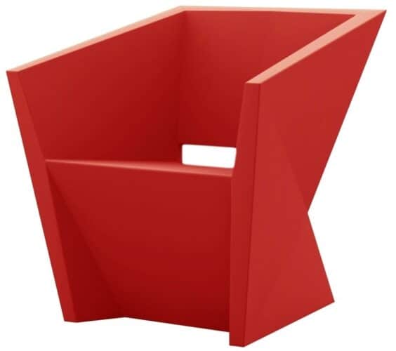 Fauteuil FAZ rouge de Ramon Esteve Vondom