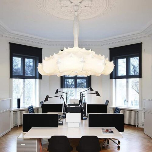 Flos Lustre salon suspension Zeppelin Marcel Wanders