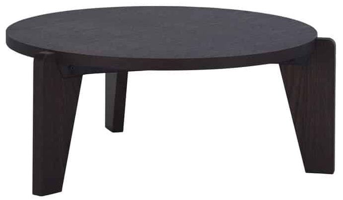 Guéridon bas Jean Prouvé Vitra chêne teinté