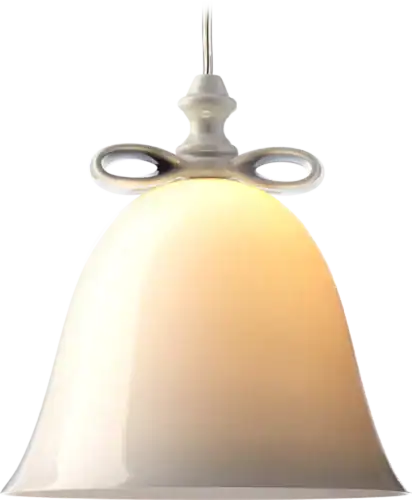 Lampe céramique Bell Marcel Wanders Moooi verre blanc