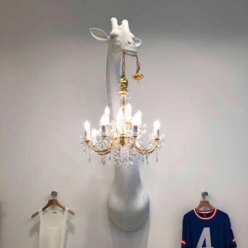 Lampe lustre Giraffe murale Marcantonio Qeeboo