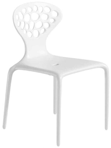 Ross Lovegrove chaise Supernatural blanc Moroso