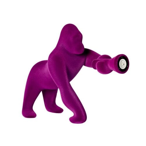 Stefano Giovannoni lampe de table Kong velvet violet Qeeboo