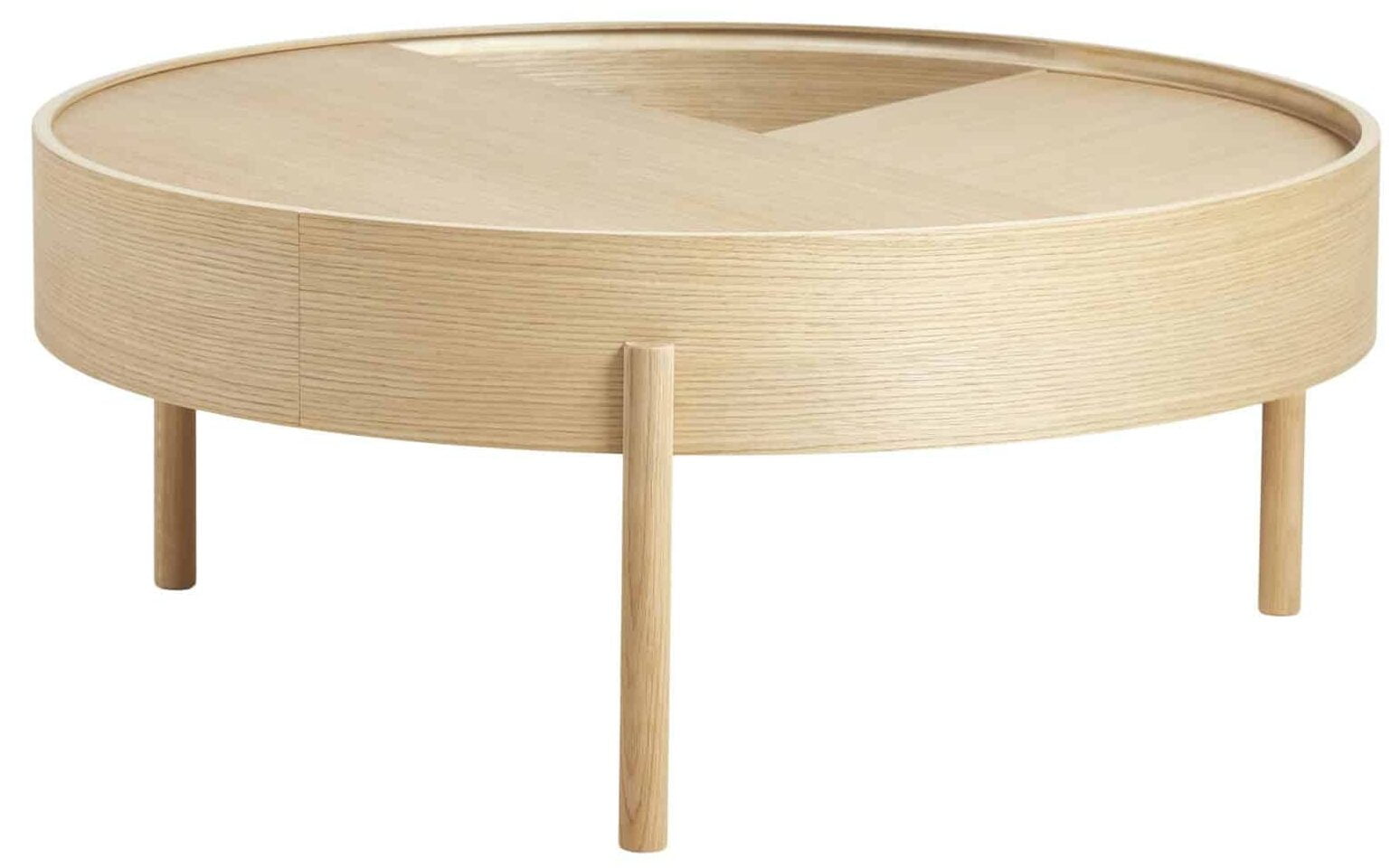 Table basse Arc en chêne marque Woud