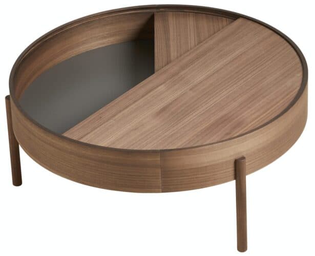 Table basse Arc en noyer Woud