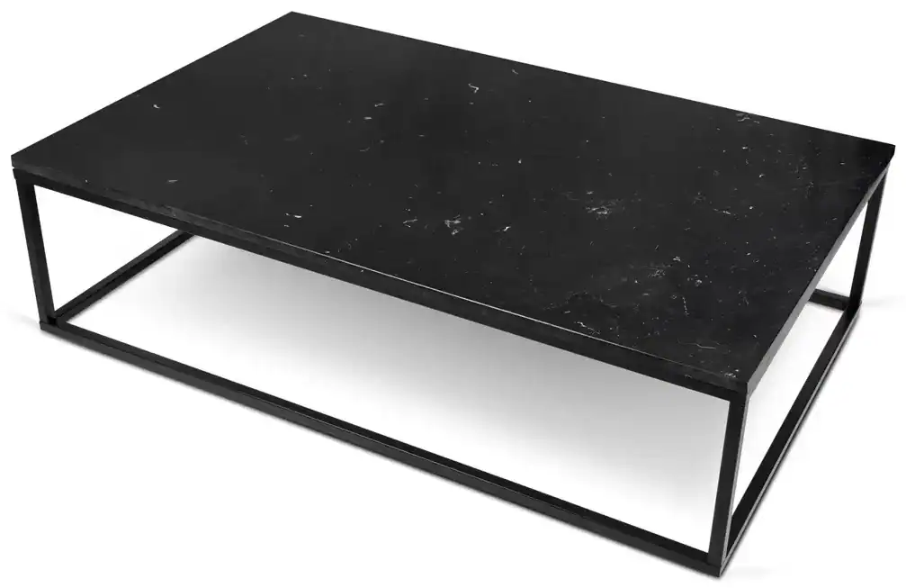 Table basse Tomar en marbre noir