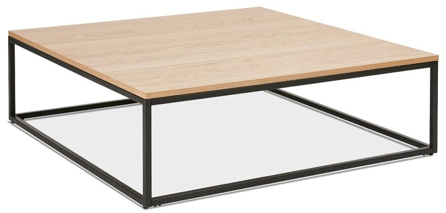 Table basse bois style industriel