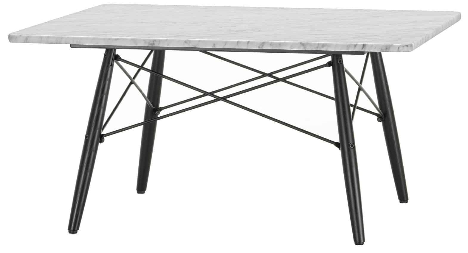 Table basse design Eames Coffee table en marbre blanc Vitra