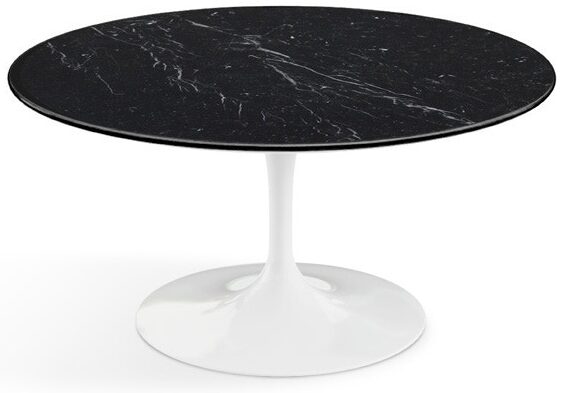 Table basse en marbre noir Eero Saarinen Knoll